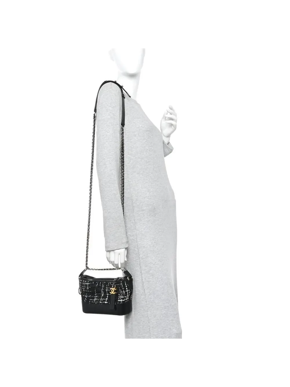 Chanel Tweed Calfskin Small Gabrielle #323587C19B